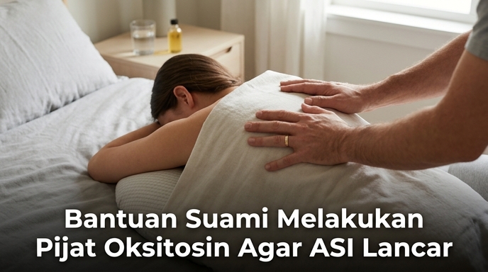 Bantuan Suami Melakukan Pijat Oksitosin Agar ASI Lancar