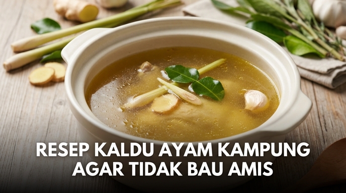 Resep Kaldu Ayam Kampung Agar Tidak Bau Amis